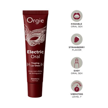 Electric Oral - Strawberry - Tingling Lip Gloss
