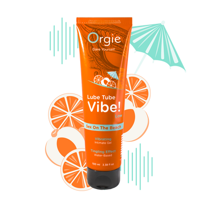 LUBE TUBE VIBE! - LOW - SEX ON THE BEACH - 100ml | 3.38 fl oz.
