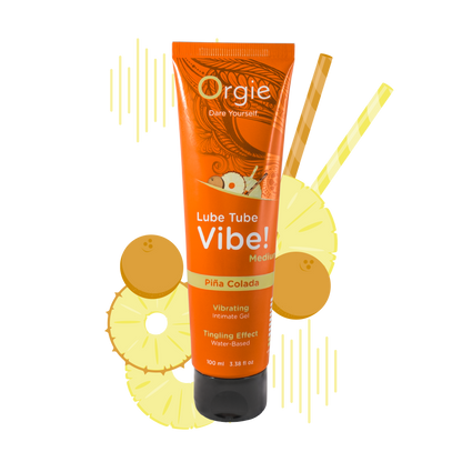 LUBE TUBE VIBE! - MEDIUM - PIÑA COLADA - 100ml | 3.38 fl oz.